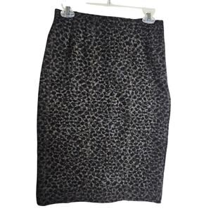 Peace of Cloth XS Pencil Skirts Geometric Pattern. Dark Gray n Black Office Sexy